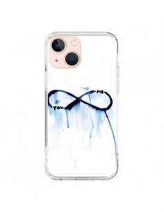 Cover iPhone 13 Mini Forever You and Me Love Amore - Sara...