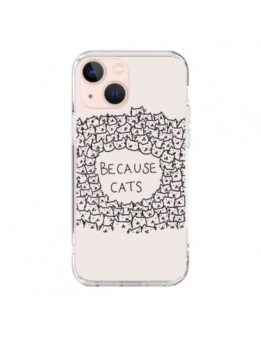 Cover iPhone 13 Mini Because Cats Gatto - Santiago Taberna