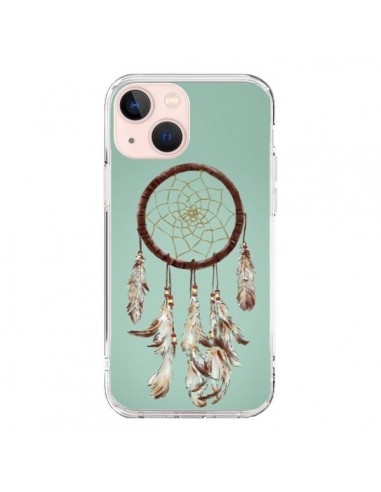 Coque iPhone 13 Mini Attrape-rêves vert - Tipsy Eyes