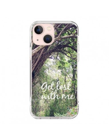 Coque iPhone 13 Mini Get lost with him Paysage Foret Palmiers - Tara Yarte