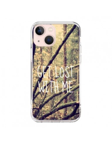 Coque iPhone 13 Mini Get lost with me foret - Tara Yarte
