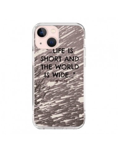 Coque iPhone 13 Mini Life is short Foret - Tara Yarte