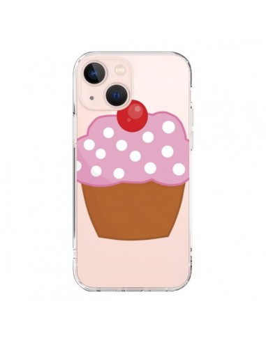 Coque iPhone 13 Mini Cupcake Cerise Transparente - Yohan B.