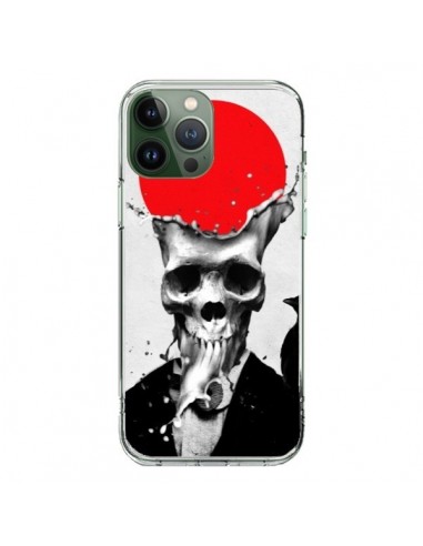 Coque iPhone 13 Pro Max Splash Skull Tête de Mort - Ali Gulec