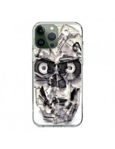 Coque iPhone 13 Pro Max Tape Skull K7 Tête de Mort - Ali...