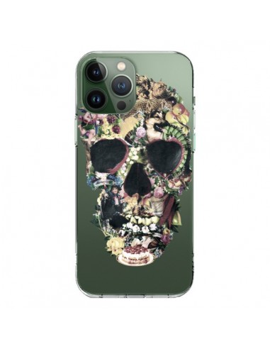 Coque iPhone 13 Pro Max Skull Vintage Tête de Mort Transparente - Ali Gulec