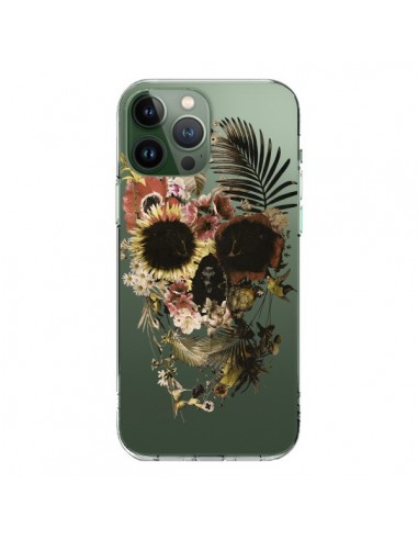 Coque iPhone 13 Pro Max Garden Skull Tête de Mort Transparente - Ali Gulec