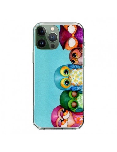 Coque iPhone 13 Pro Max Famille Chouettes - Annya Kai