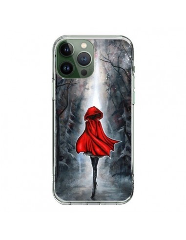 Cover iPhone 13 Pro Max Cappuccetto Rosso Legno - Annya Kai