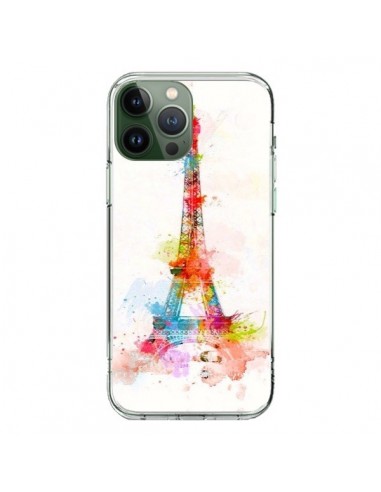 Coque iPhone 13 Pro Max Paris Tour Eiffel Muticolore - Asano Yamazaki