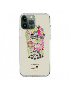 Cover iPhone 13 Pro Max Bubble Fever Originale Beige -...