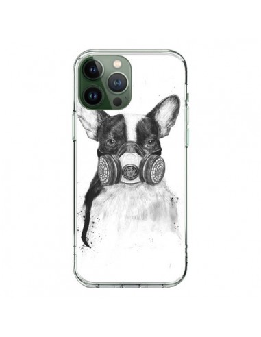 Coque iPhone 13 Pro Max Tagueur Bulldog Dog Chien Big City Life - Balazs Solti
