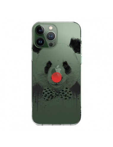 Cover iPhone 13 Pro Max Clown Panda Trasparente - Balazs Solti