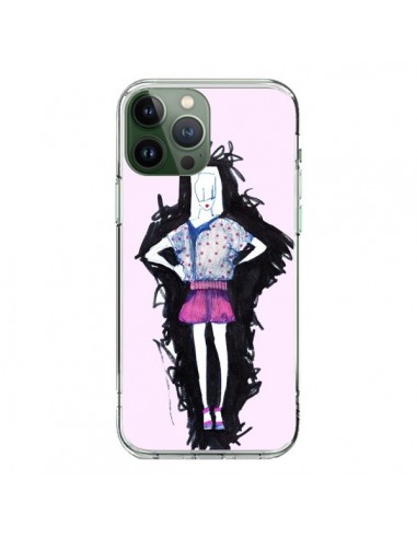 iPhone 13 Pro Max Case Valentine Fashion Girl Light Pink - Cécile