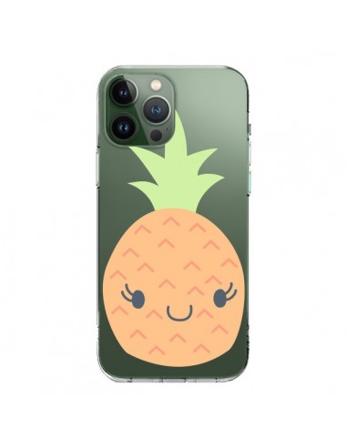 Coque iPhone 13 Pro Max Ananas Pineapple Fruit Transparente - Claudia Ramos