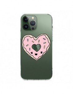 Coque iPhone 13 Pro Max Donuts Heart Coeur Rose...