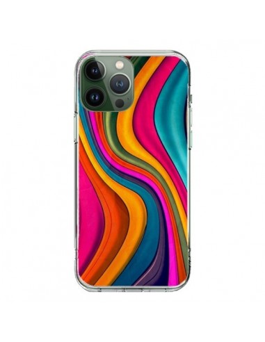 Cover iPhone 13 Pro Max Amore Onde Colorate - Danny Ivan