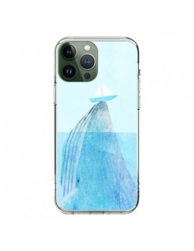 Coque iPhone 13 Pro Max Baleine Whale Bateau Mer - Eric Fan