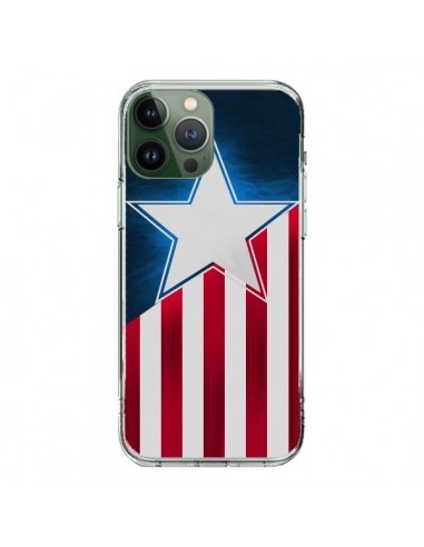 Coque iPhone 13 Pro Max Captain America - Eleaxart
