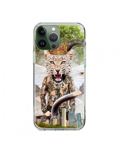 Coque iPhone 13 Pro Max Hear Me Roar Leopard - Eleaxart