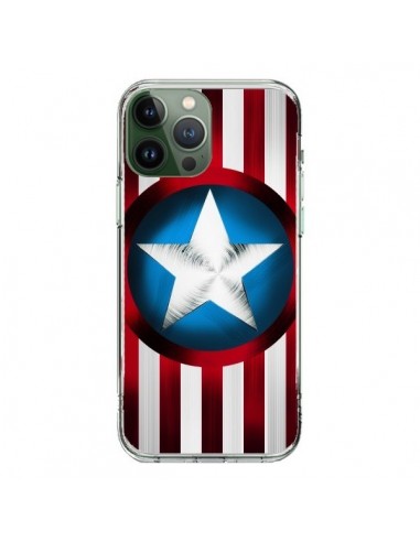 Coque iPhone 13 Pro Max Captain America Great Defender - Eleaxart