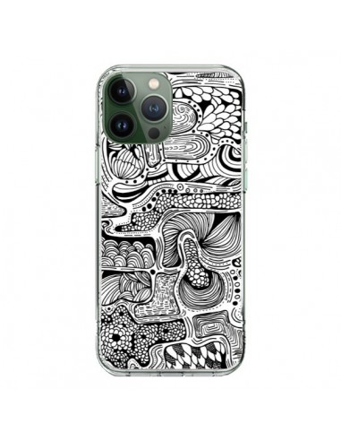 iPhone 13 Pro Max Case Reflet Black and White - Eleaxart