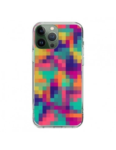 iPhone 13 Pro Max Case Exotic Mosaic Pixels Aztec - Eleaxart