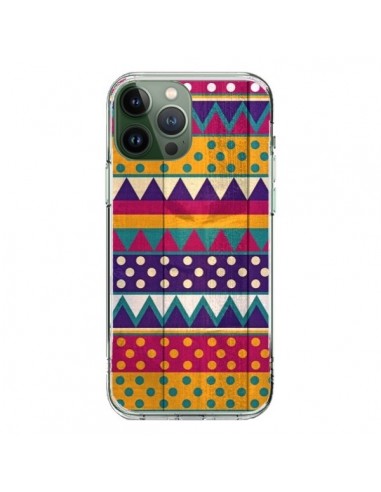 Coque iPhone 13 Pro Max Mexican Triangle Aztec Azteque - Eleaxart