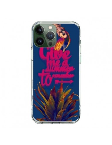 Coque iPhone 13 Pro Max Give me a summer to remember souvenir paysage - Eleaxart