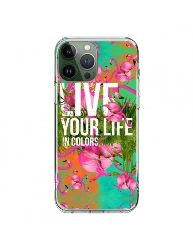 Cover iPhone 13 Pro Max Live your Life Vivi la tua vita - Eleaxart