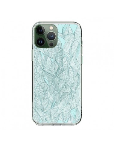 iPhone 13 Pro Max Case Leaves Green Water - Léa Clément