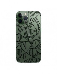 iPhone 13 Pro Max Case Lines Triangles Grid Abstract...