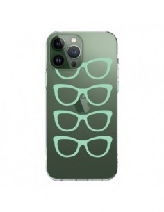 Coque iPhone 13 Pro Max Sunglasses Lunettes Soleil Mint...
