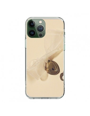 Coque iPhone 13 Pro Max Key to my heart Clef Amour - Irene Sneddon