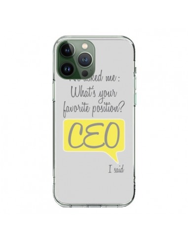 iPhone 13 Pro Max Case What's your favorite position CEO I said, Yellow - Shop Gasoline