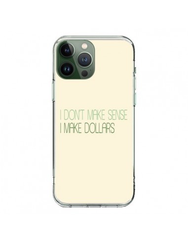 iPhone 13 Pro Max Case I don't make sense, I make Dollars, beige - Shop Gasoline