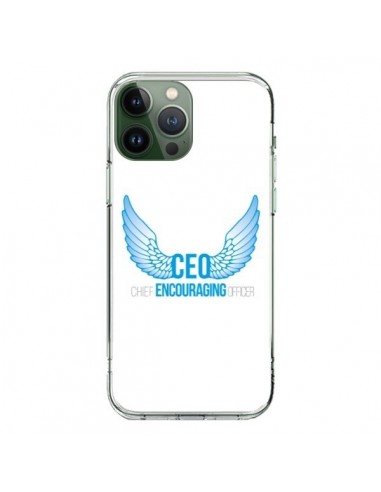 Coque iPhone 13 Pro Max CEO Chief Encouraging Officer Bleu - Shop Gasoline