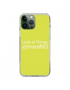 Coque iPhone 13 Pro Max Look at Different Things Yellow -...