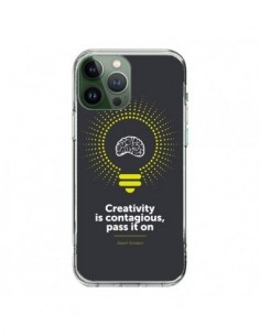 iPhone 13 Pro Max Case Creativity is contagious, Einstein...