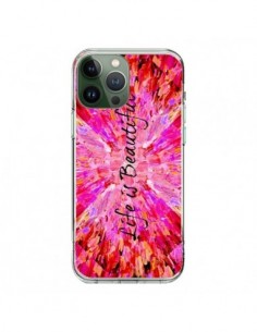 Coque iPhone 13 Pro Max Life is Beautiful - Ebi Emporium