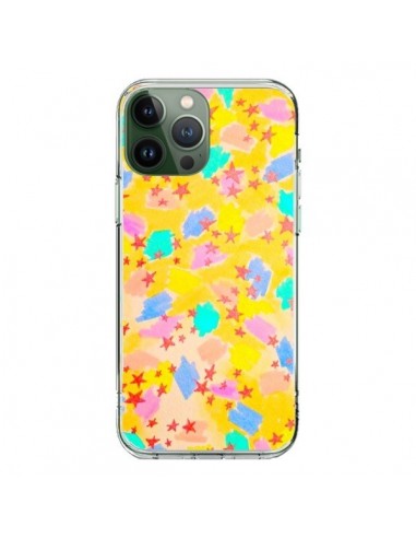 Coque iPhone 13 Pro Max Stars Etoiles Jaunes - Ebi Emporium