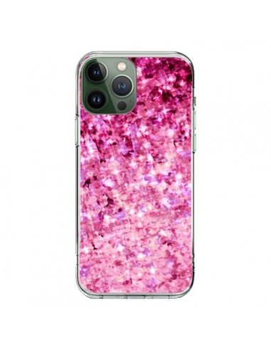 Coque iPhone 13 Pro Max Romance Me Paillettes Roses - Ebi Emporium