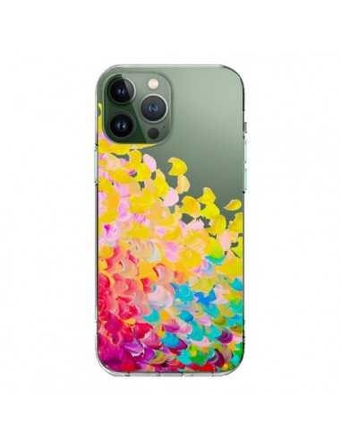 Cover iPhone 13 Pro Max Creation in Colore Giallo Trasparente - Ebi Emporium