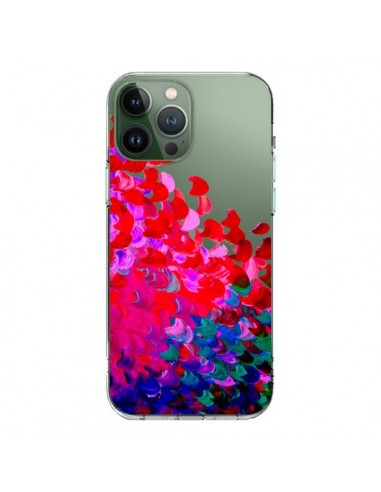 Coque iPhone 13 Pro Max Creation in Color Pink Rose Transparente - Ebi Emporium