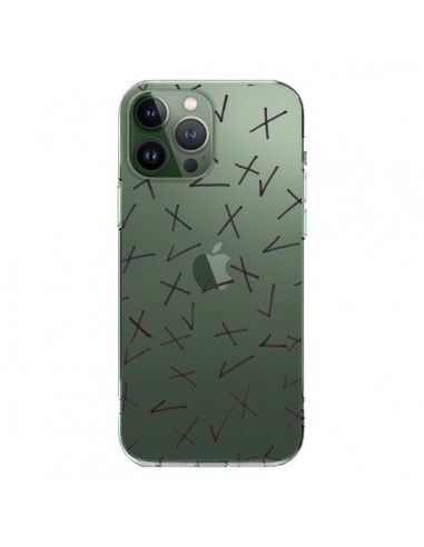 Cover iPhone 13 Pro Max Croci Check Trasparente - Ebi Emporium