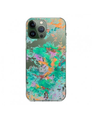 Coque iPhone 13 Pro Max Mermaid Sirene Fleur Flower Transparente - Ebi Emporium