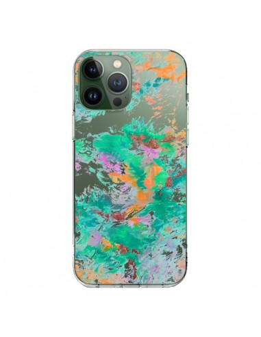 Cover iPhone 13 Pro Max Sirena Fiori Trasparente - Ebi Emporium