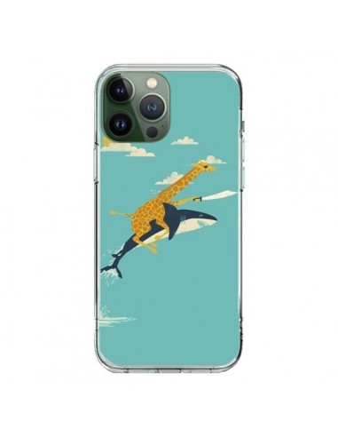 iPhone 13 Pro Max Case Giraffe Shark Flying - Jay Fleck