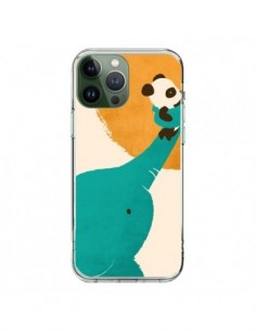 Coque iPhone 13 Pro Max Elephant Help Panda - Jay Fleck