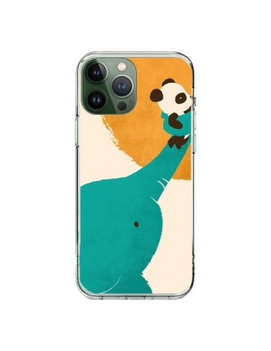 iPhone 13 Pro Max Case Elephant helps Panda - Jay Fleck